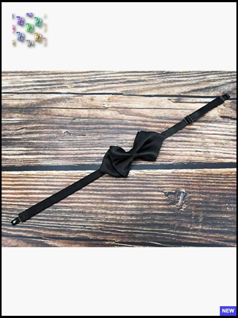 Men's Silk Pre-Tied Bowtie Elegant Retro Classic Formal Adjustable Neck